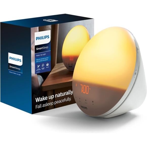 Philips SmartSleep Wake-up Light, Colored Sunrise and Sunset Simulation - Picture 1 of 7
